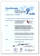 Certificado ISO 28000-2007