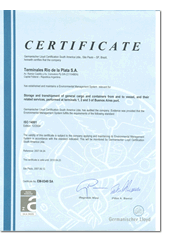 Certificado ISO 14001